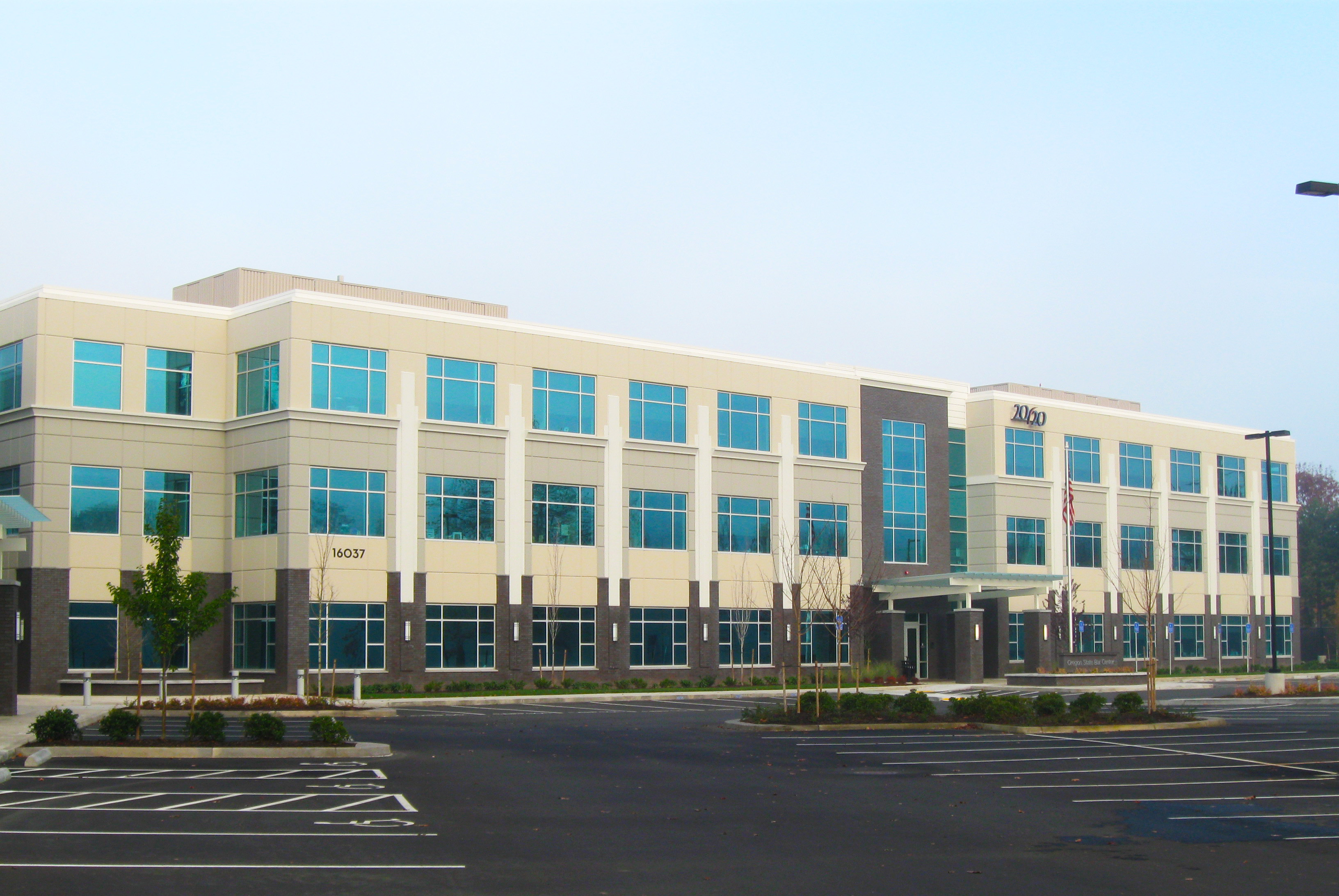 Exterior shot of Fanno Creek Place