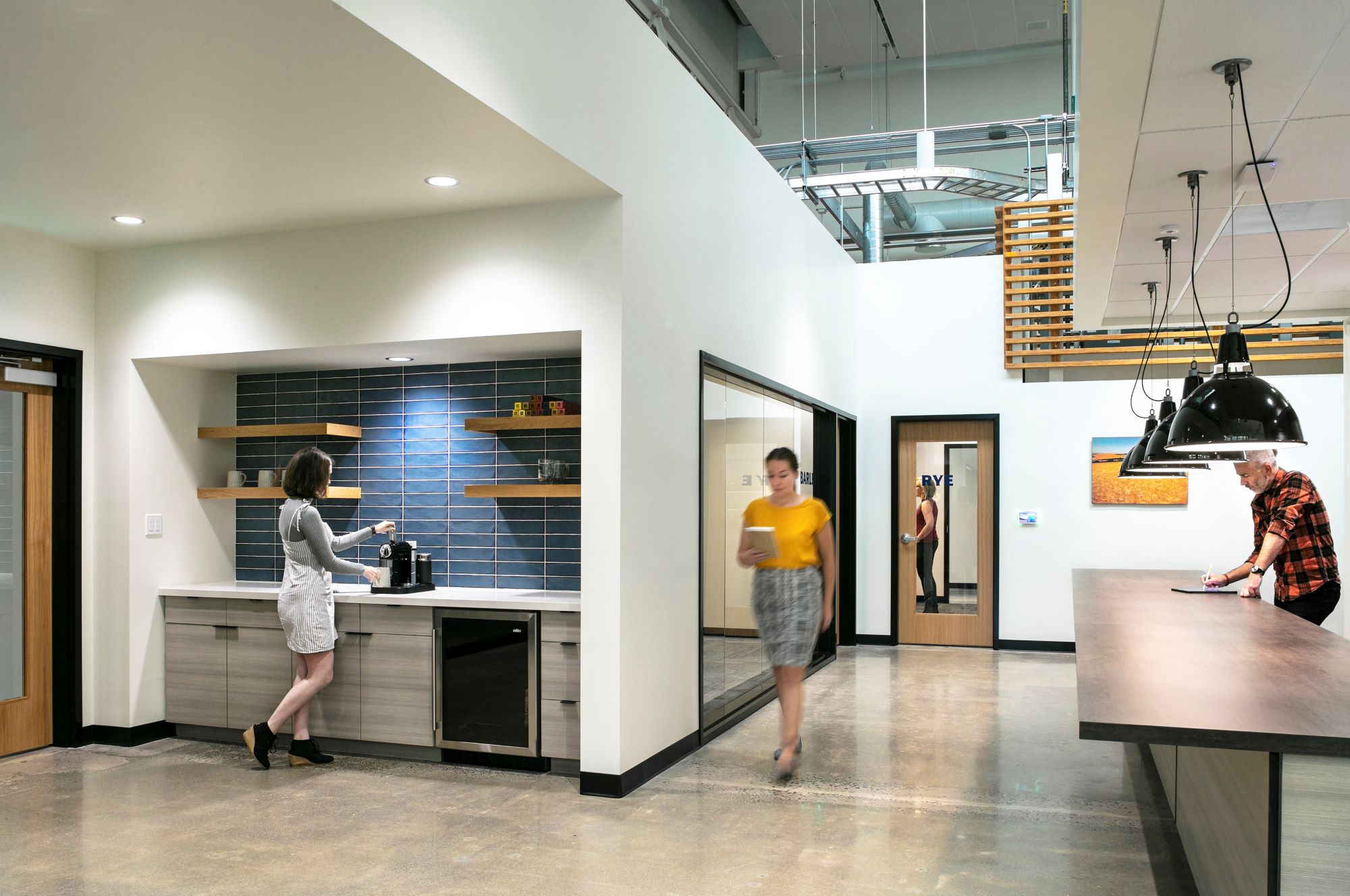 United Malt office interior common area