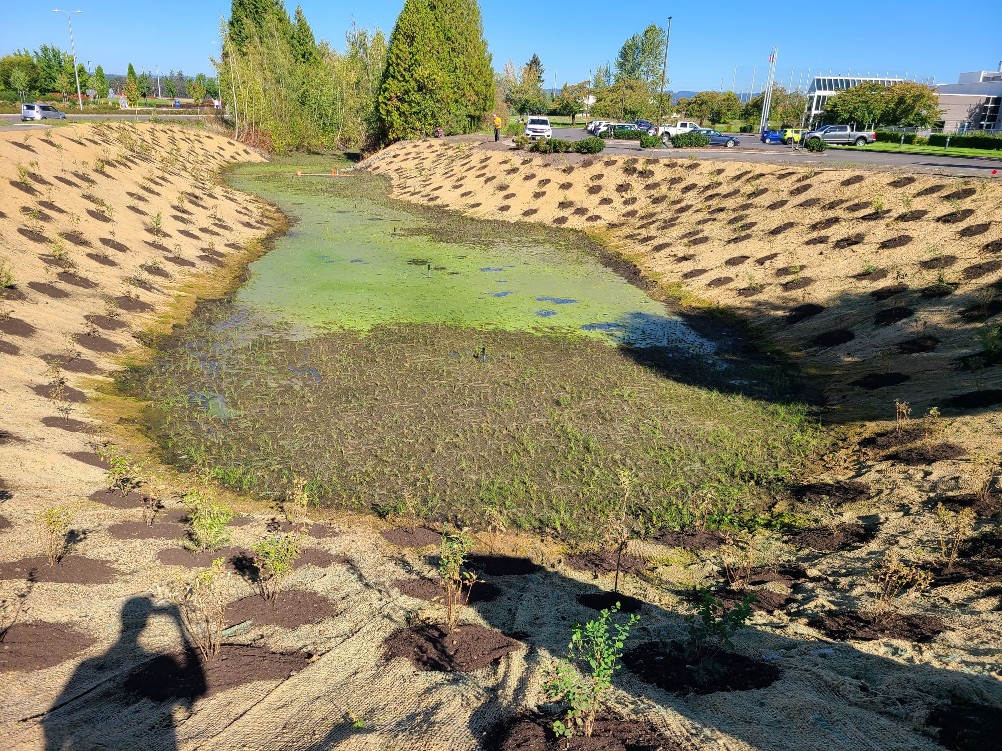 TOK America stormwater pond