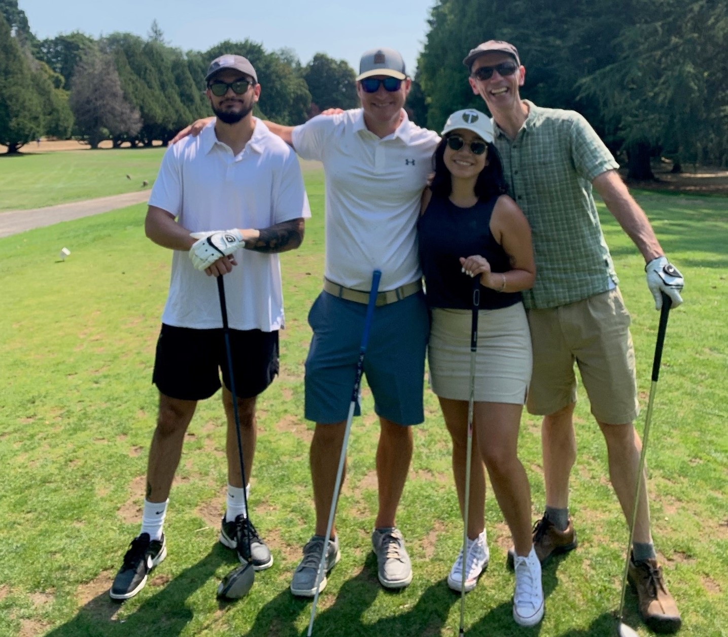 VLMK Jack Daniels winning team 2023 VLMK team of four golfers