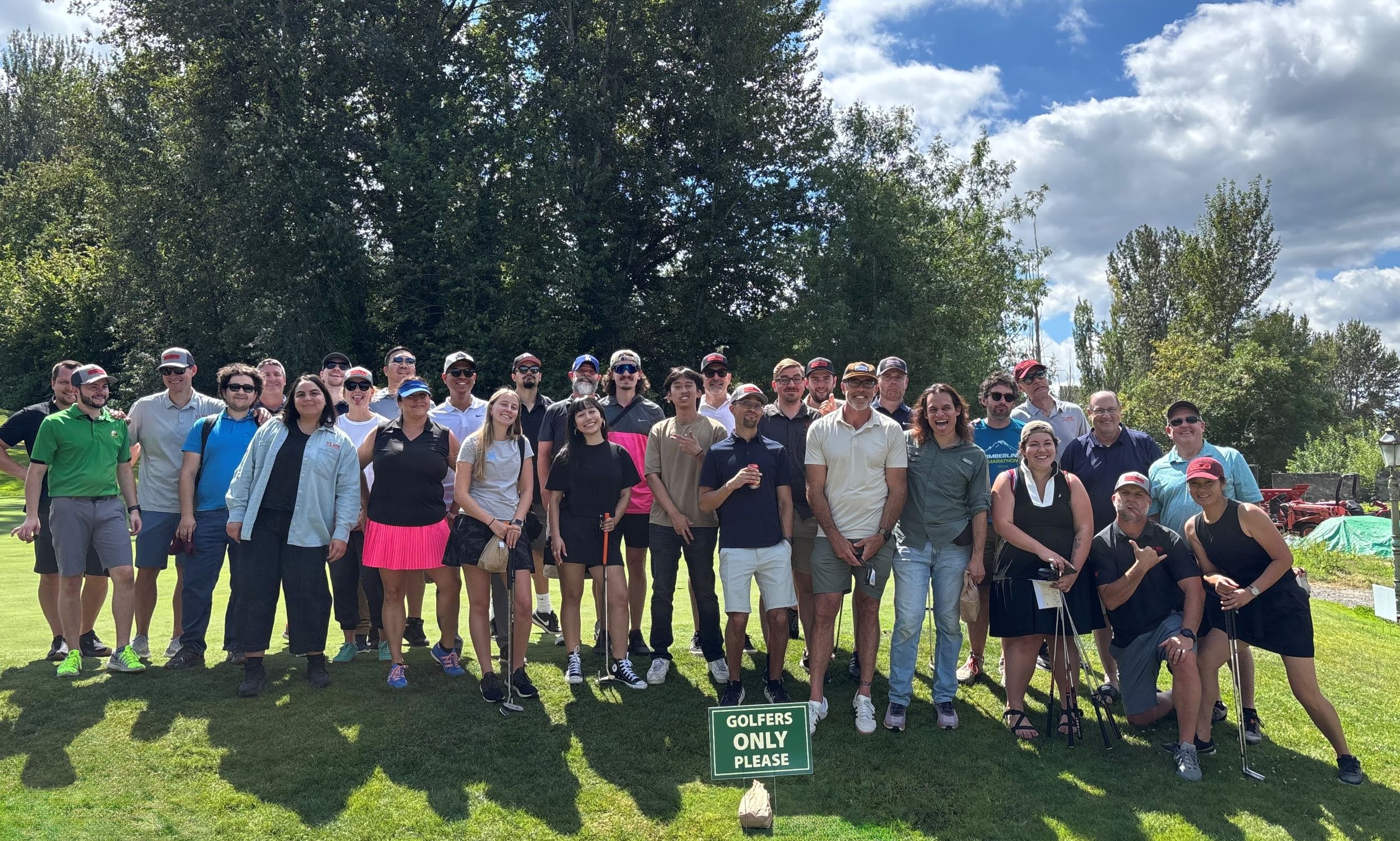 VLMK Annual Golf Tournament group photo
